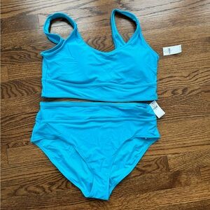 Old Navy 2 piece swim suit with tags. XL top and bottom.
